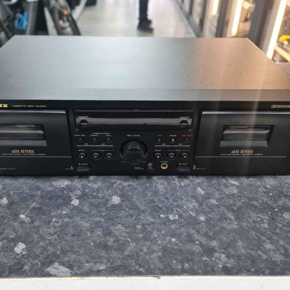 Piastra Doppia Cassette Marantz Professional SD4050/N1B Hi-Fi – Usata, Manca Pulsante Pitch
